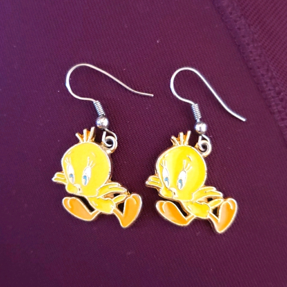 Twenty bird earrings